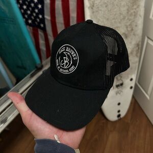Jack browns beer and burger joint black trucker hat